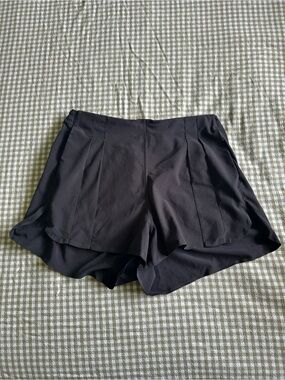 Women’s Black Tailored Skort Shorts
